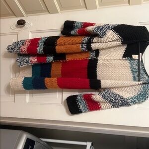 Colorful Knit Cardigan